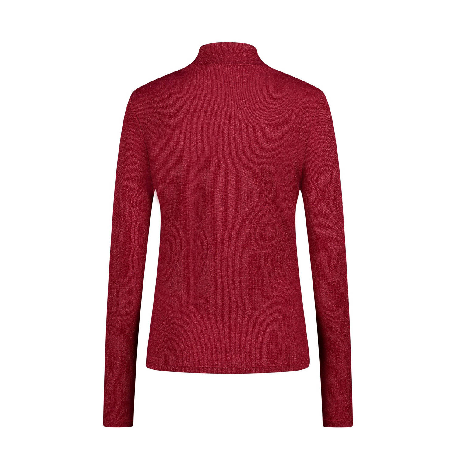 Claudia Sträter CLAUDIA BY CLAUDIA STRÄTER top met col rood