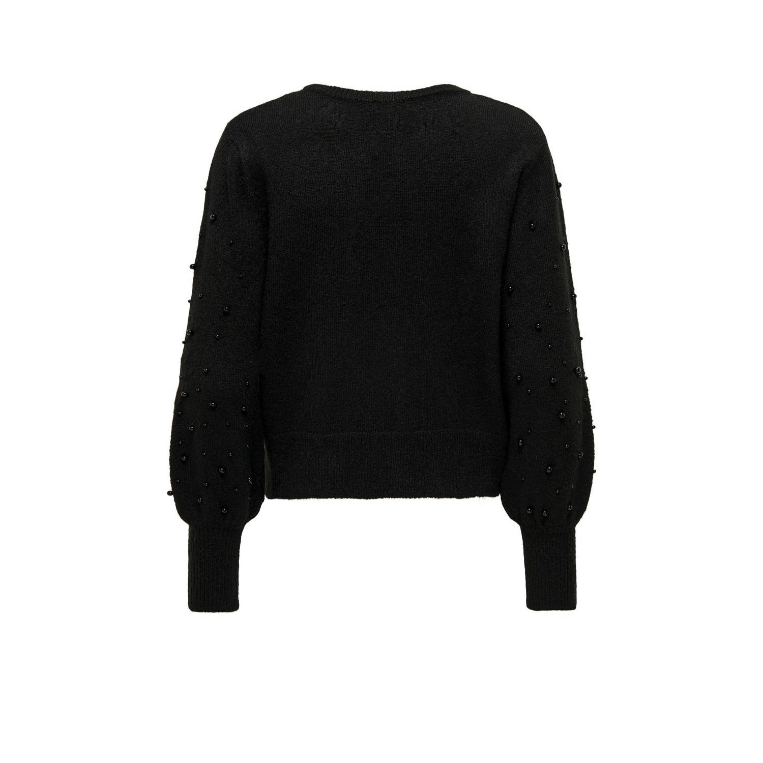 ONLY sweater met parels zwart
