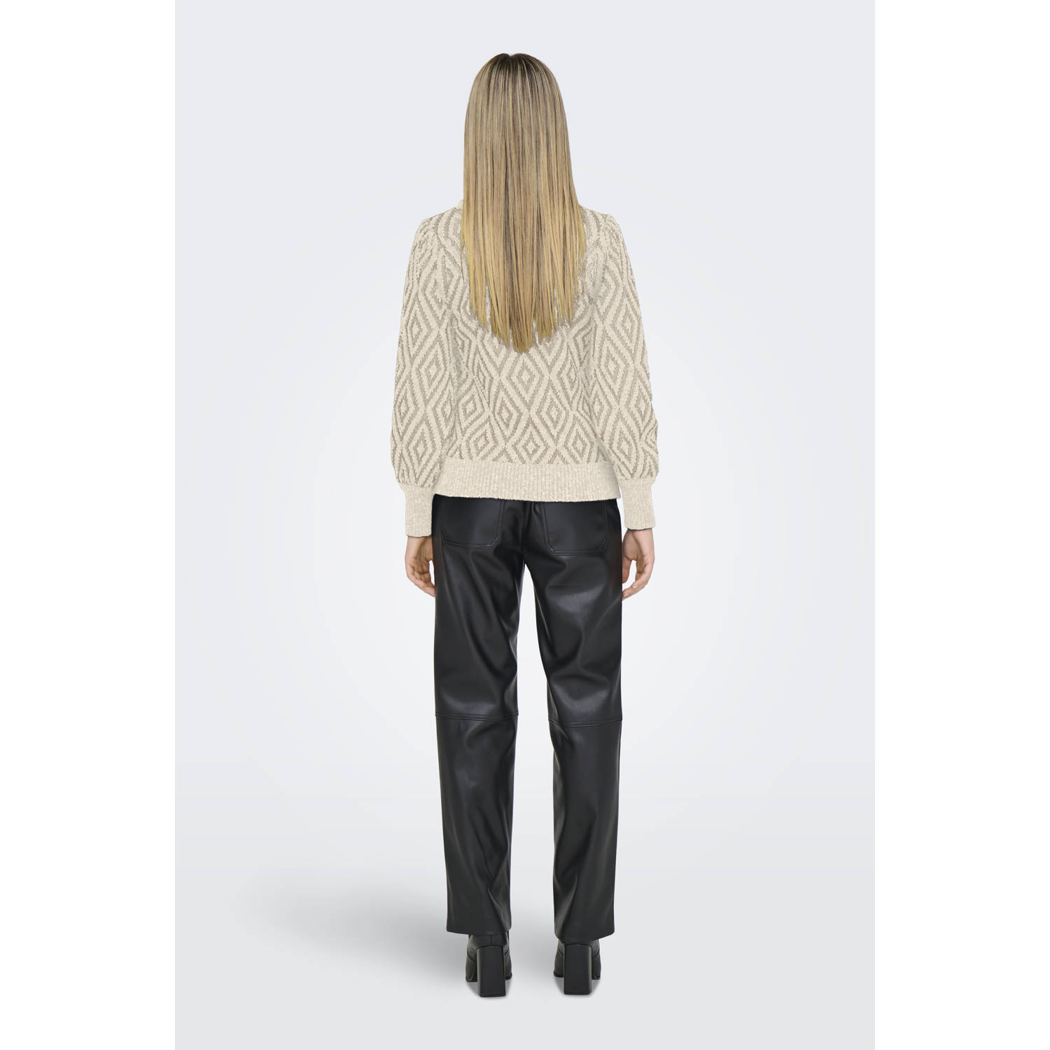 ONLY gebreide trui beige