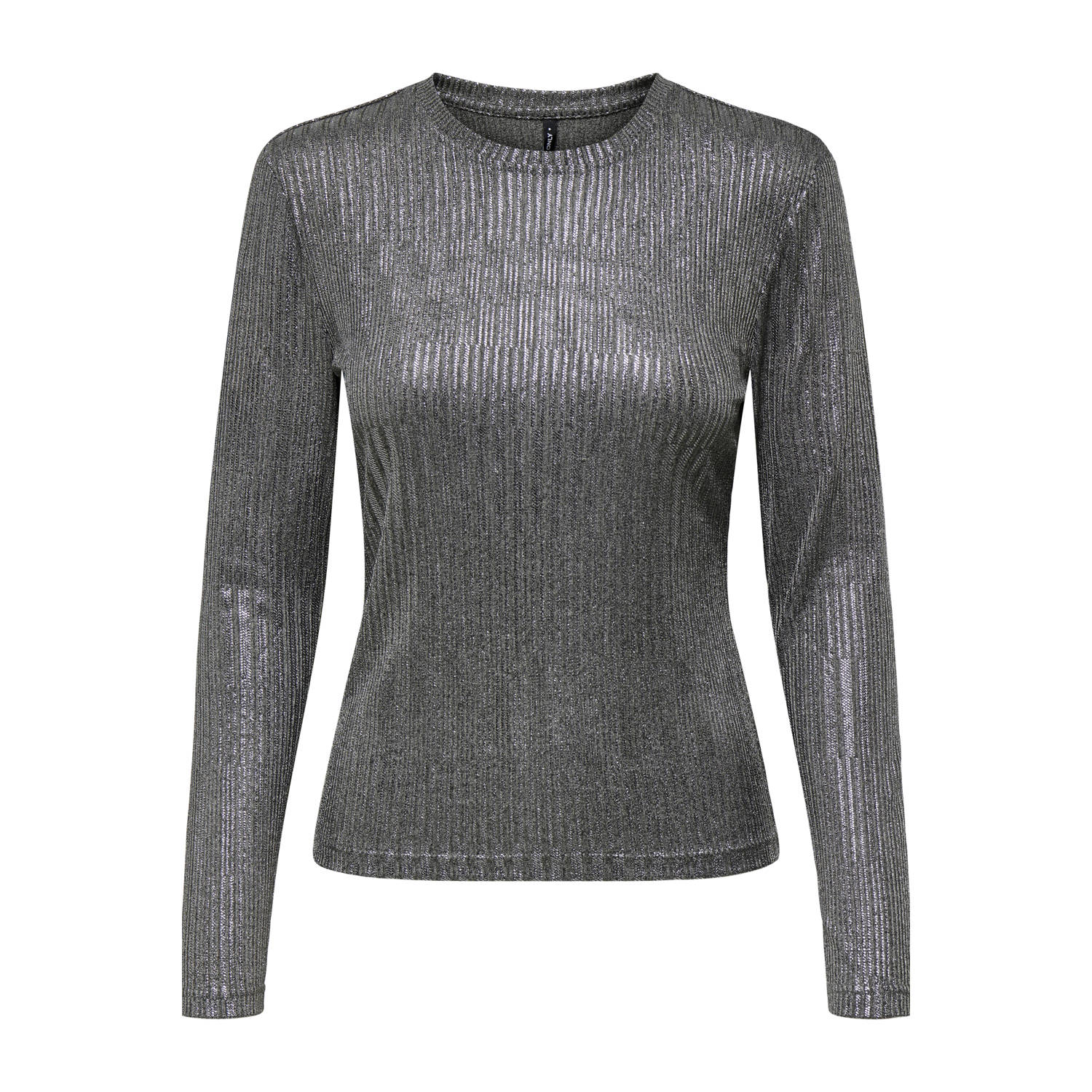 Only Leven Lange Mouw Top Gray Dames
