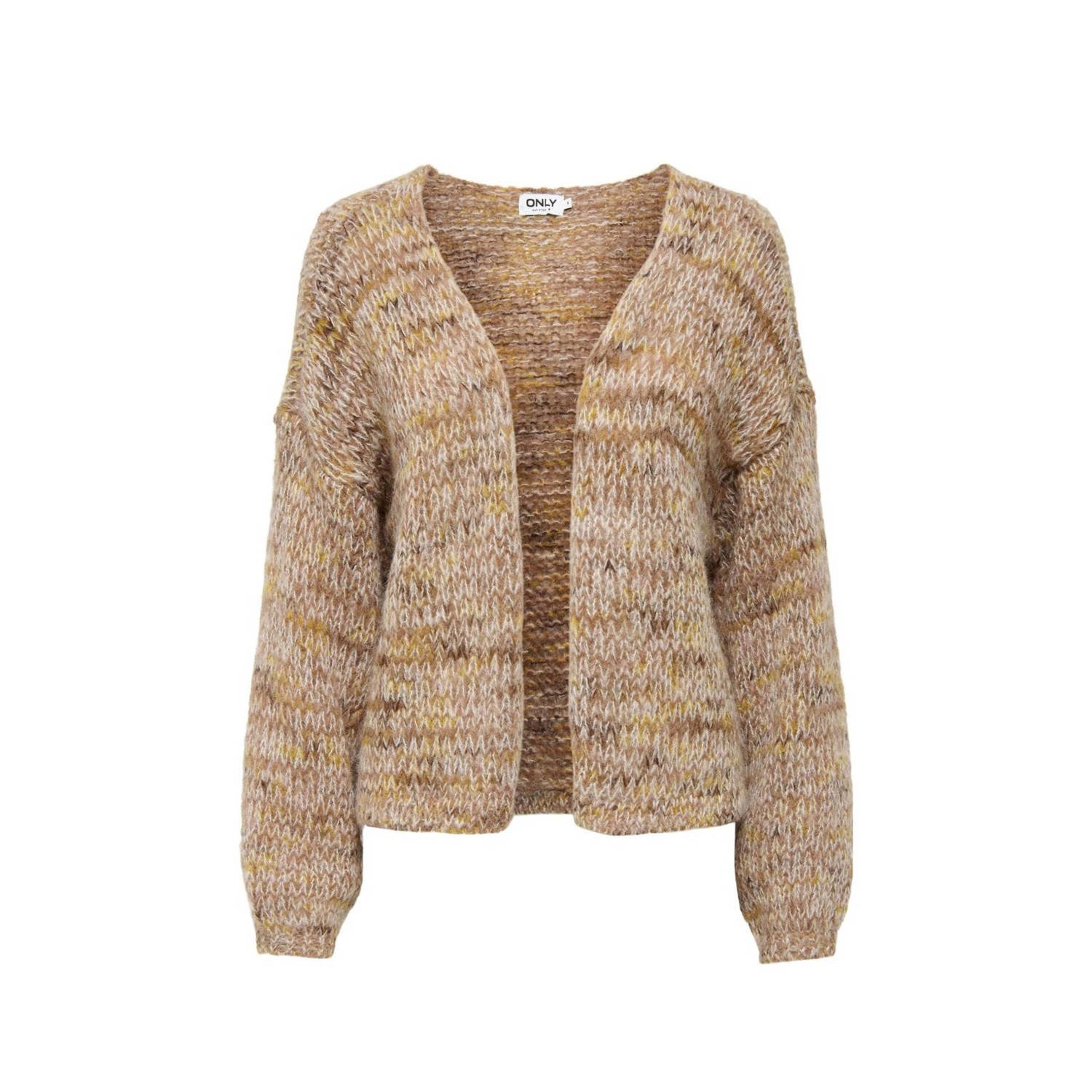 ONLY vest ONLRAYNA bruin oranje