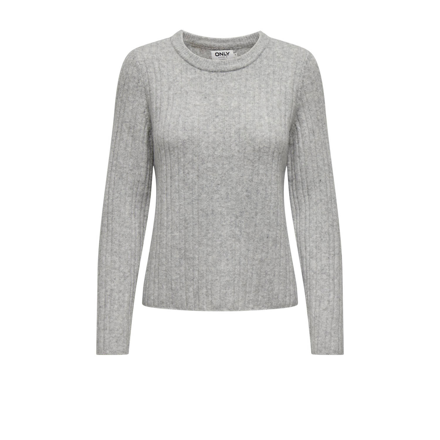 Only Trui met ronde hals ONLJEANETT LIFE L S RIB O-NECK CC KNT