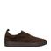Poelman suède loafers donkerbruin