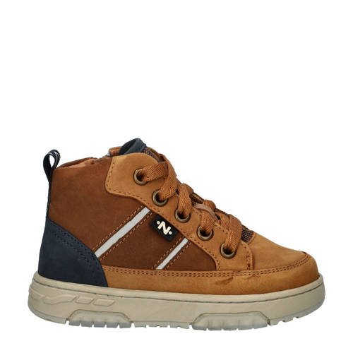 Nelson Kids leren sneakers cognac afbeelding