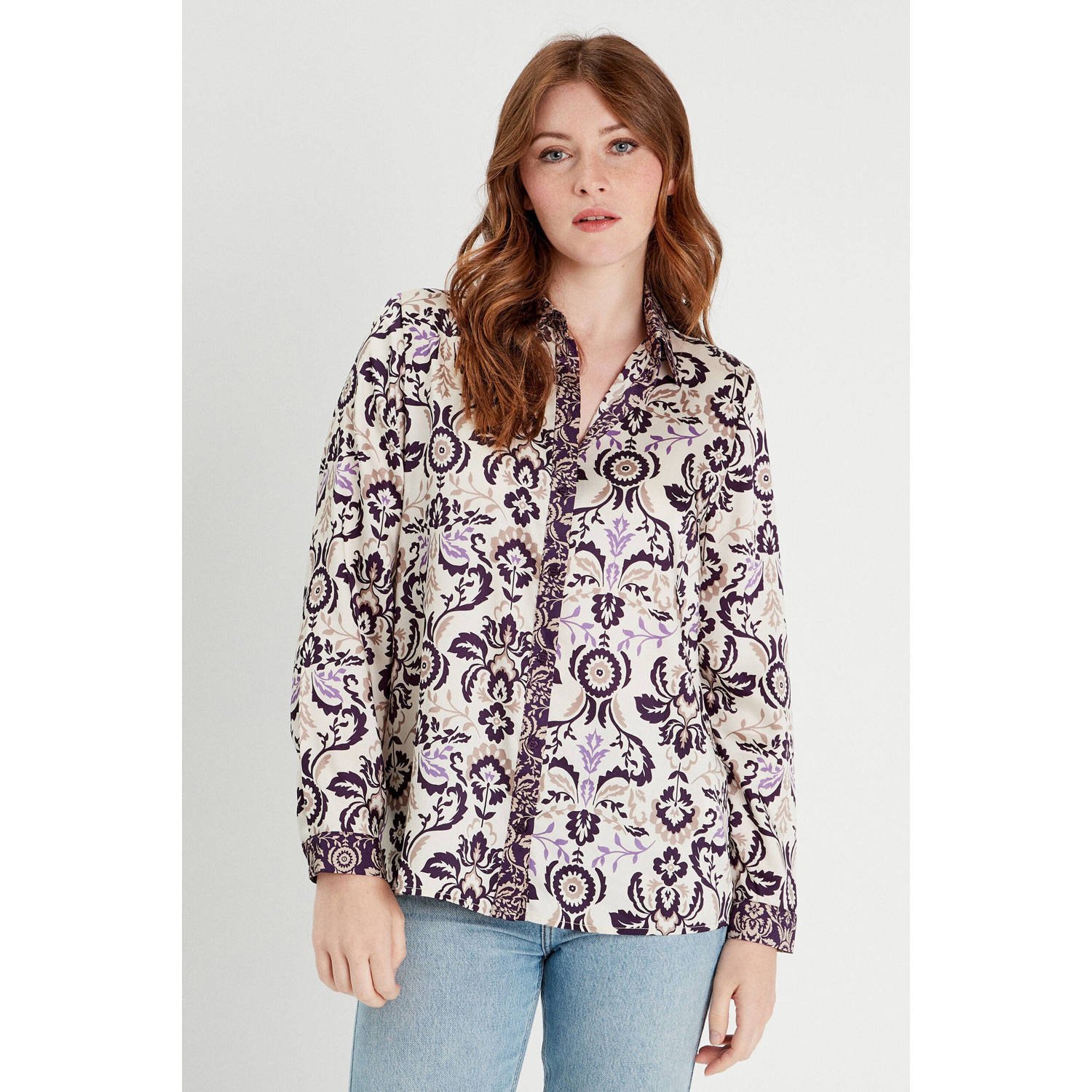 Cache blouse ecru