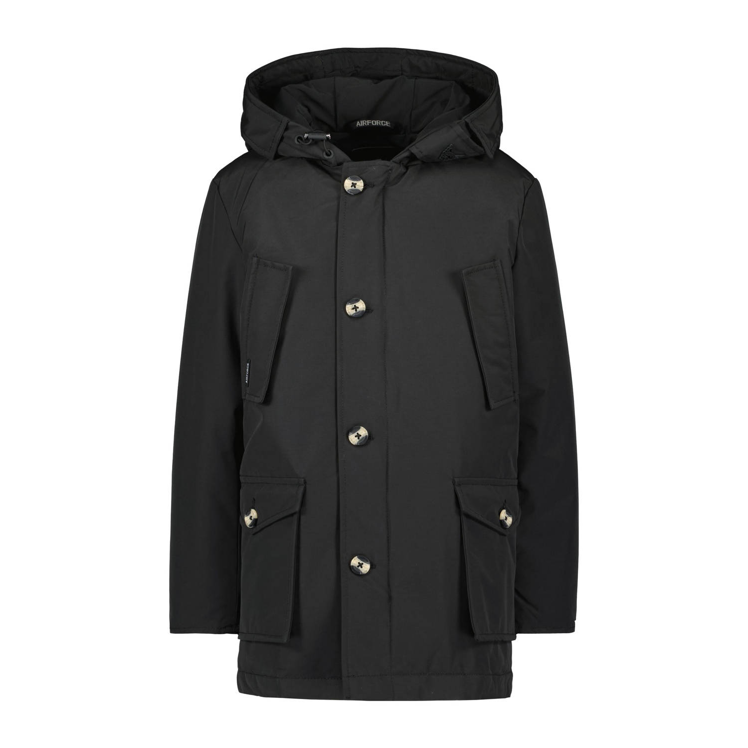 Airforce winterjas zwart