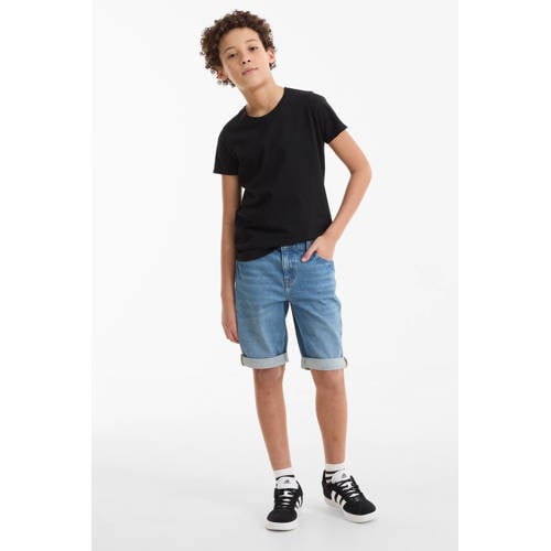 anytime denim short blauw afbeelding