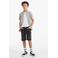 Anytime denim short donkergrijs