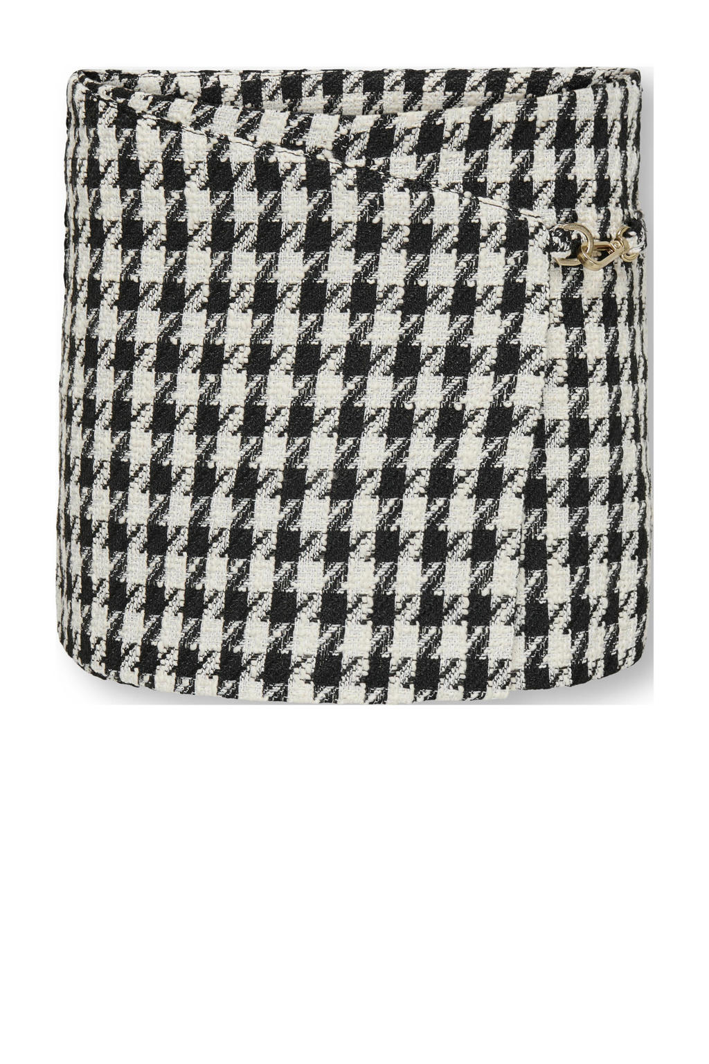 Zwart en witte meisjes KIDS ONLY GIRL wikkelrok gemaakt van polyester en met haaksluiting