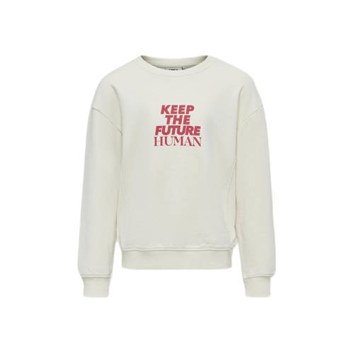KIDS ONLY GIRL sweater KOGNELLY met backprint ecru afbeelding