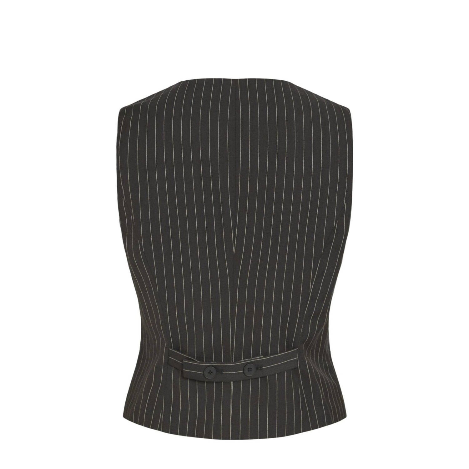 VILA gilet VIESMA zwart wit
