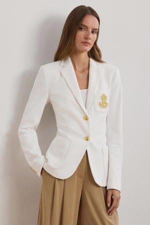 getailleerde blazer wit
