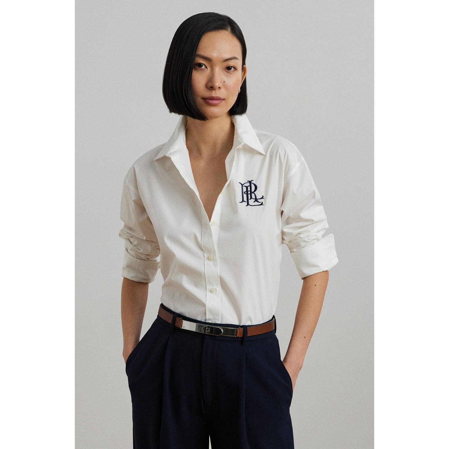 Lauren Ralph Lauren Overhemd KOTTA-LONG SLEEVE-BUTTON FRONT SHIRT