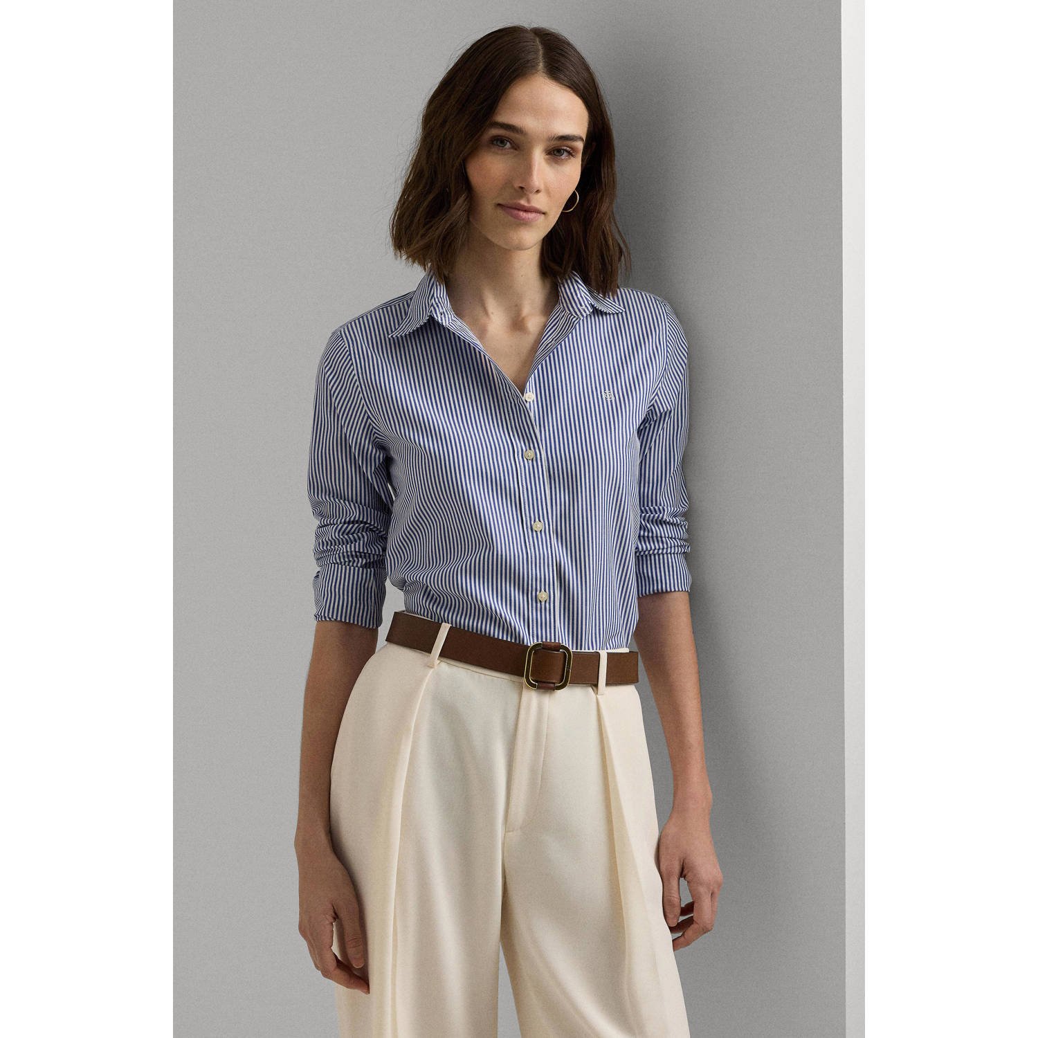 Lauren Ralph Lauren blouse lichtblauw