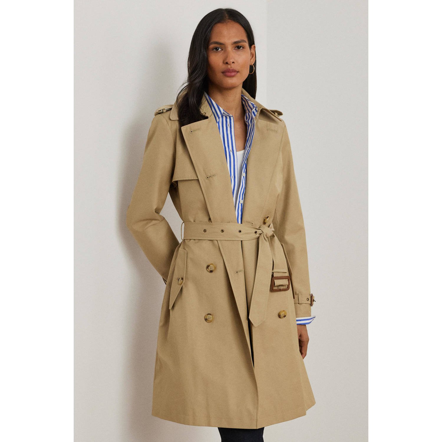 Lauren Ralph Lauren Trenchcoat DOUBLE BELT LINED COAT