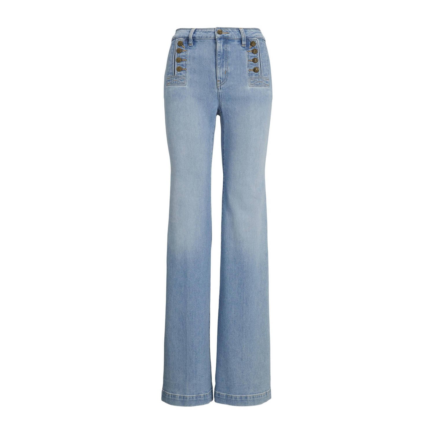 Lauren Ralph Lauren high waist flared jeans light blue denim