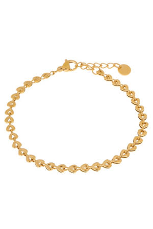 gold plated armband Baby Shell