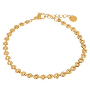 gold plated armband Baby Shell