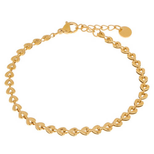Label Kiki gold plated armband Baby Shell afbeelding