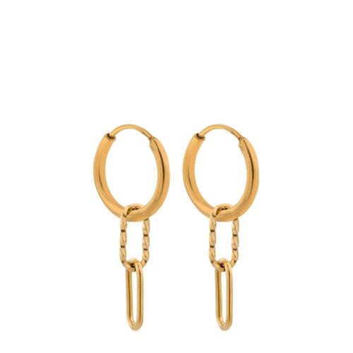 Label Kiki gold plated oorbellen King George afbeelding