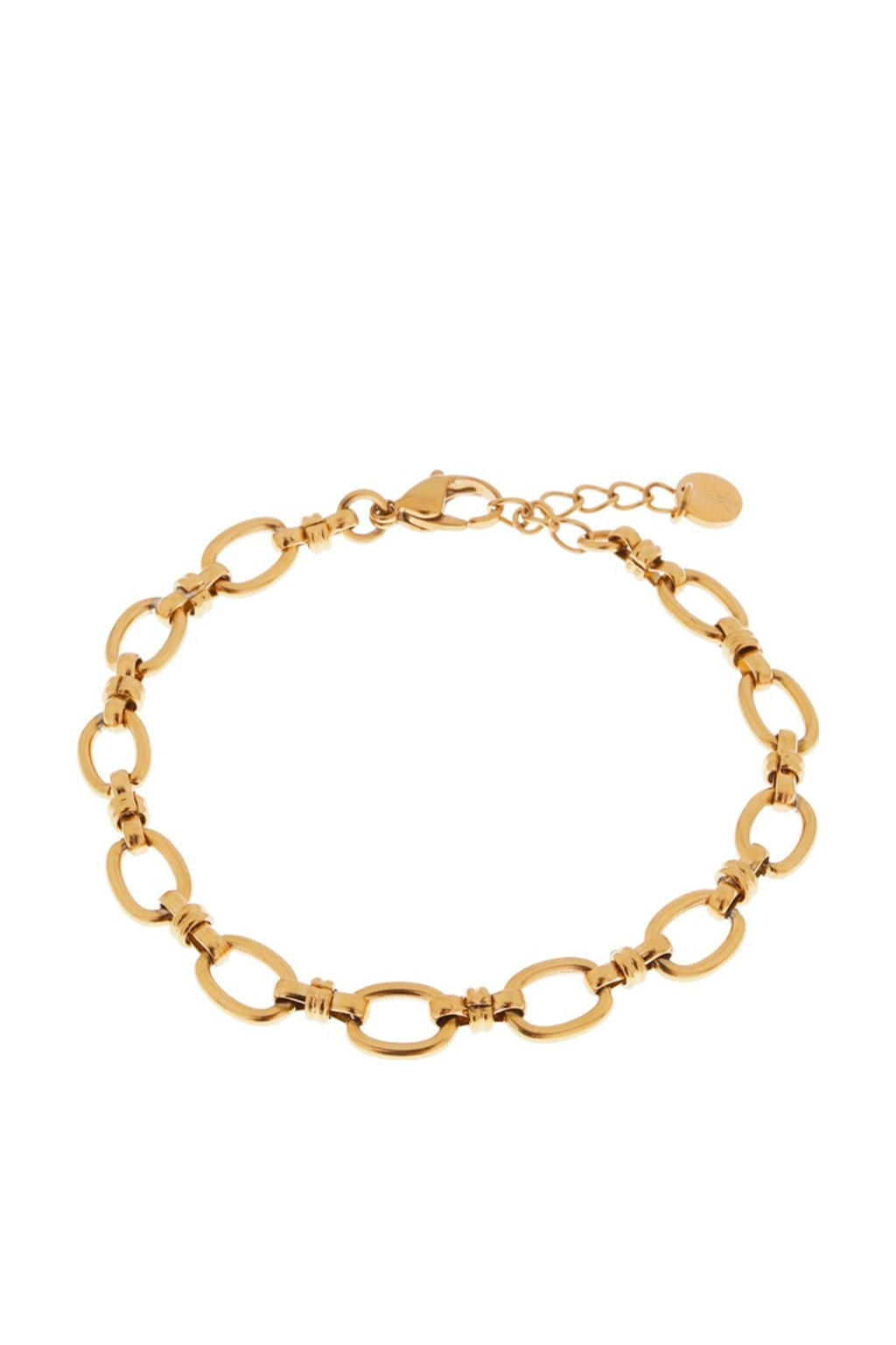 Label Kiki gold plated armband Open Chain