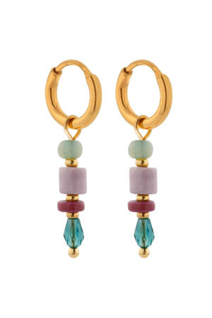 gold plated oorbellen Magic Nights Hoops