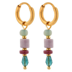 gold plated oorbellen Magic Nights Hoops