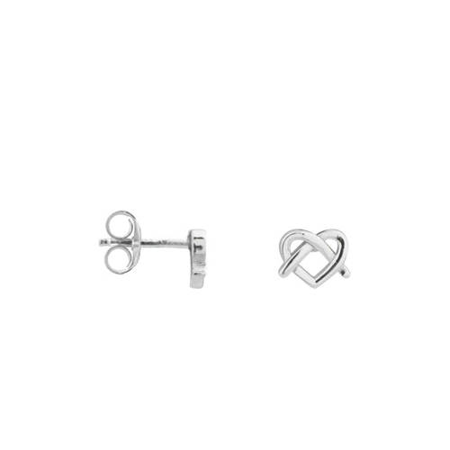Label Kiki silver plated oorbellen Heart Hug afbeelding