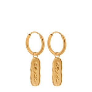 gold plated oorbellen Amour