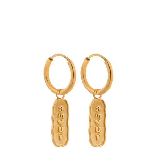Label Kiki gold plated oorbellen Amour afbeelding