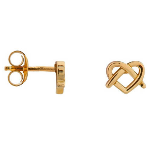 Label Kiki gold plated oorbellen Heart Hug afbeelding