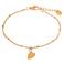 Label Kiki gold plated armband Heart