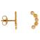 Label Kiki gold plated oorbellen Shiny Bloom