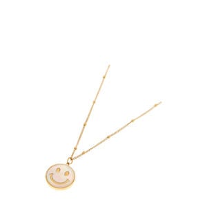 gold plated ketting Shiny Smiley
