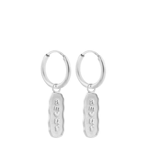 Label Kiki silver plated oorbellen Amour afbeelding