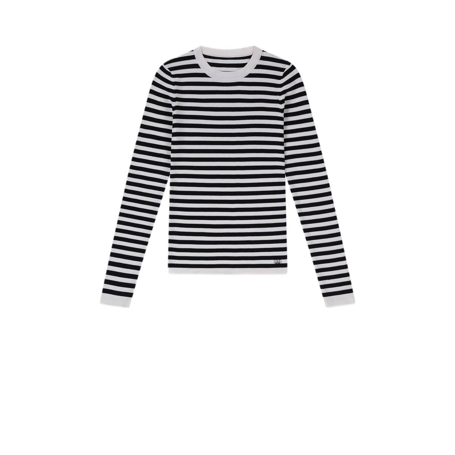 NIK & NIK Meisjes Truien & Vesten Jolie Stripe Pullover Wit