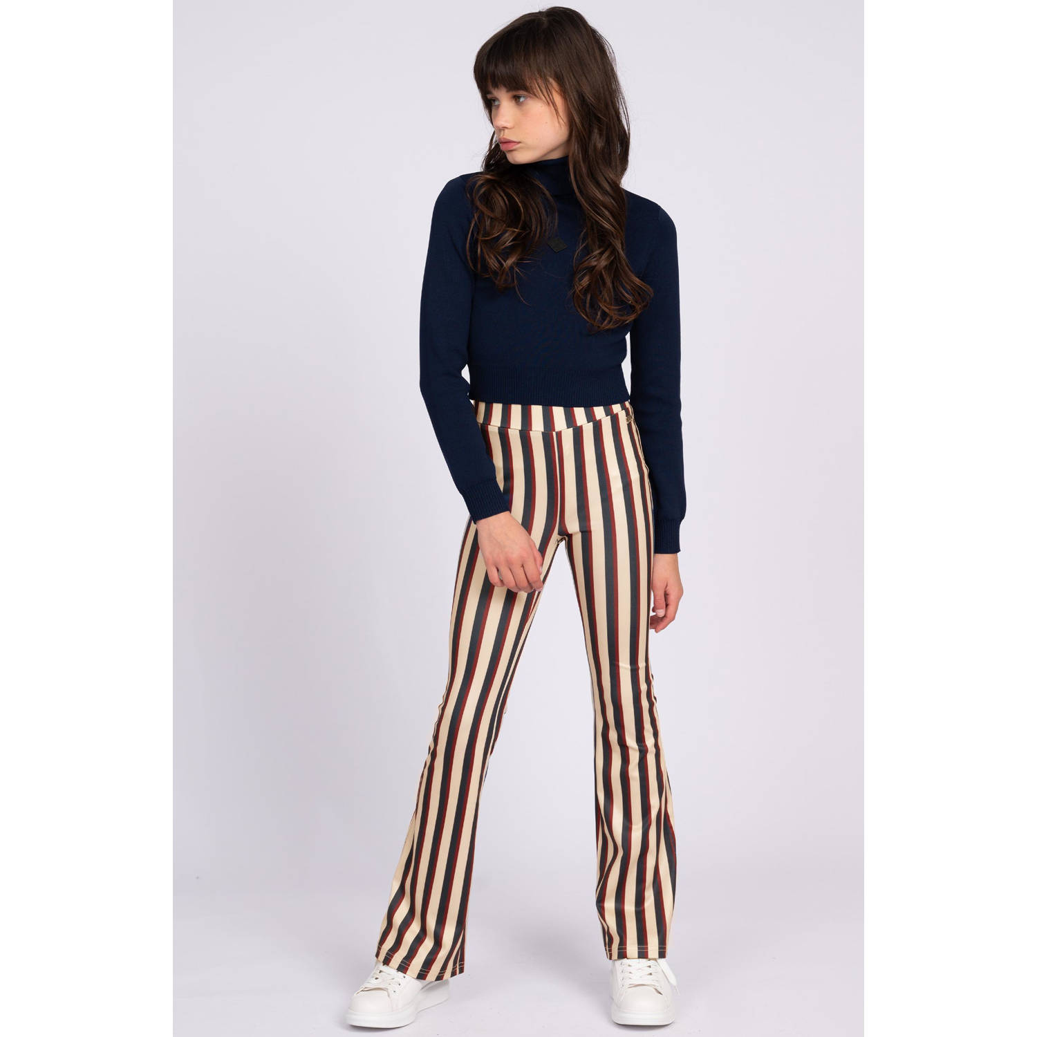 NIK&NIK flared broek ecru
