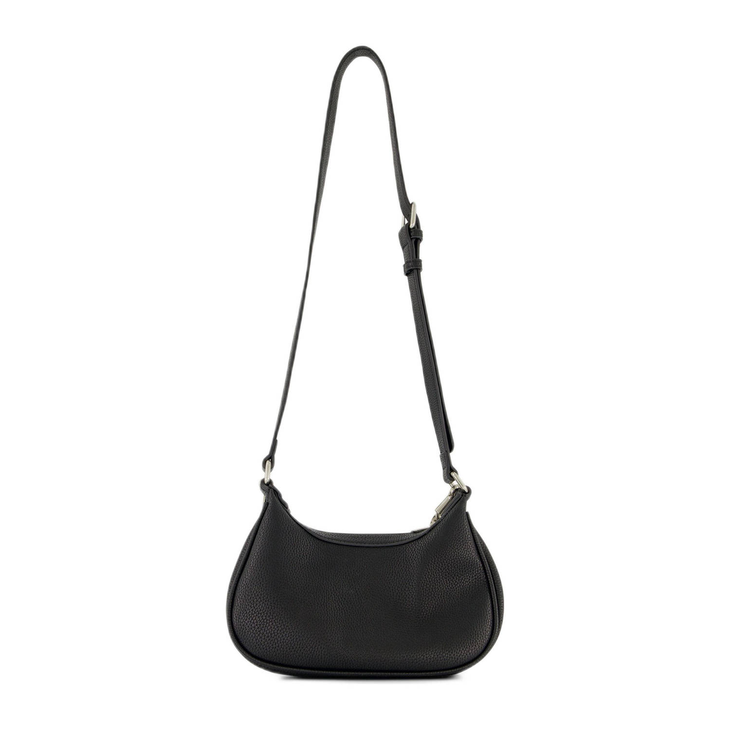 NIK&NIK imitatieleren crossbody tas zwart