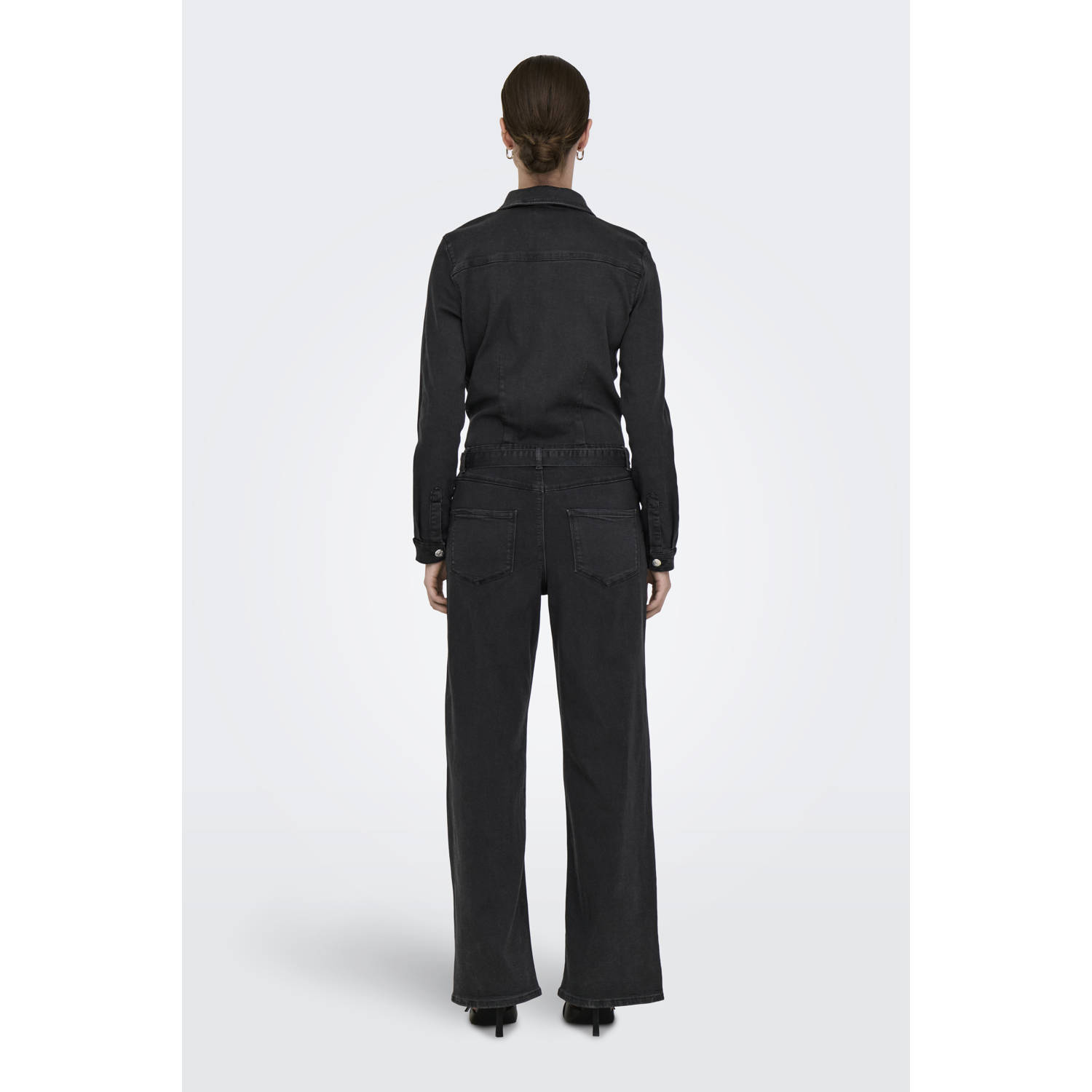 ONLY denim regular jumpsuit black denim