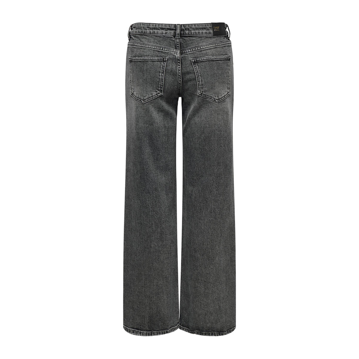 ONLY low waist wide leg jeans ONLJUICY grey denim