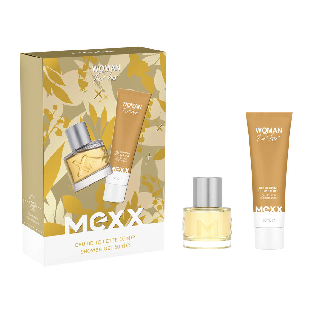 Mexx Woman geschenkset - eau de toilette 20 ml + douchegel 50 ml