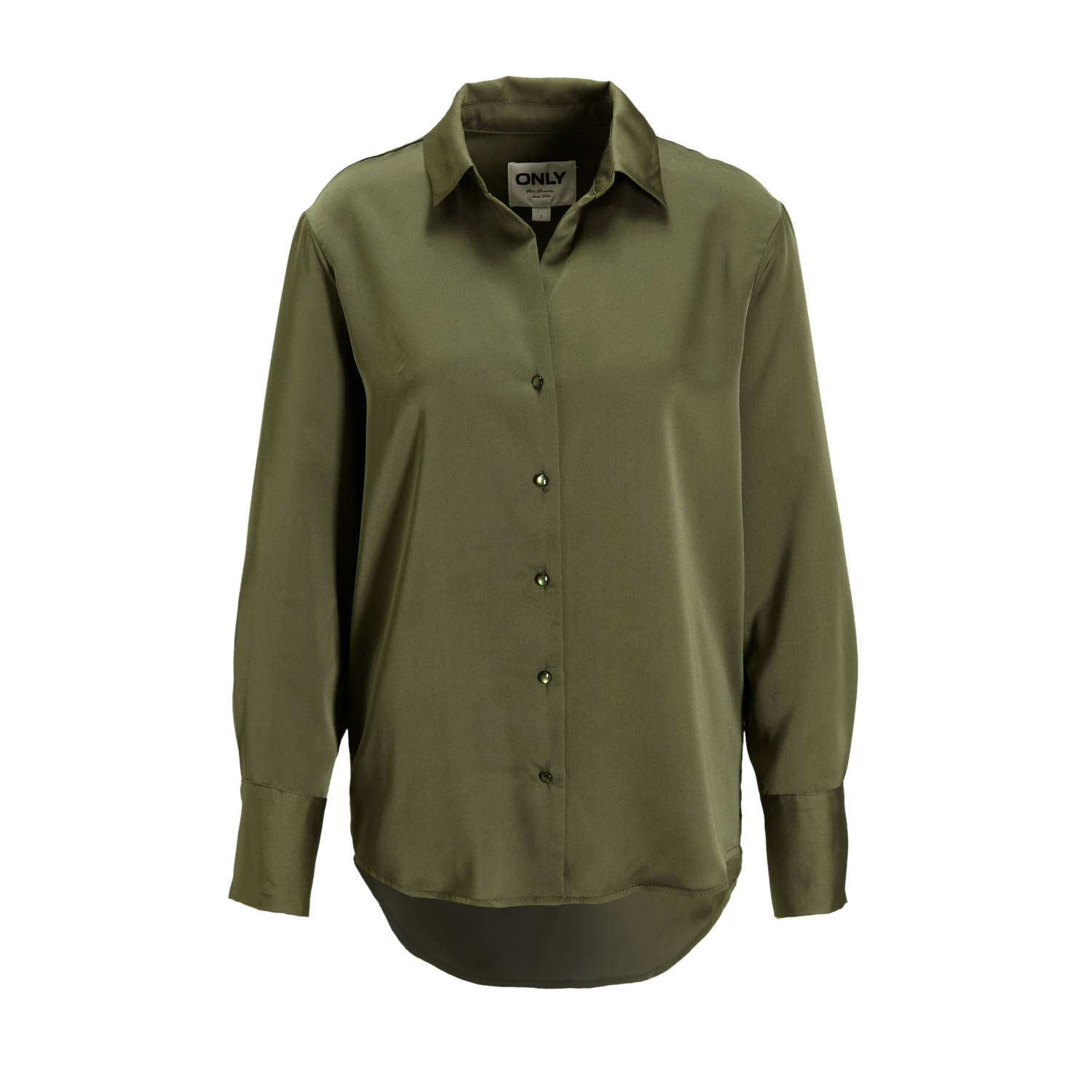 ONLY blouse ONLGABBY donkergroen