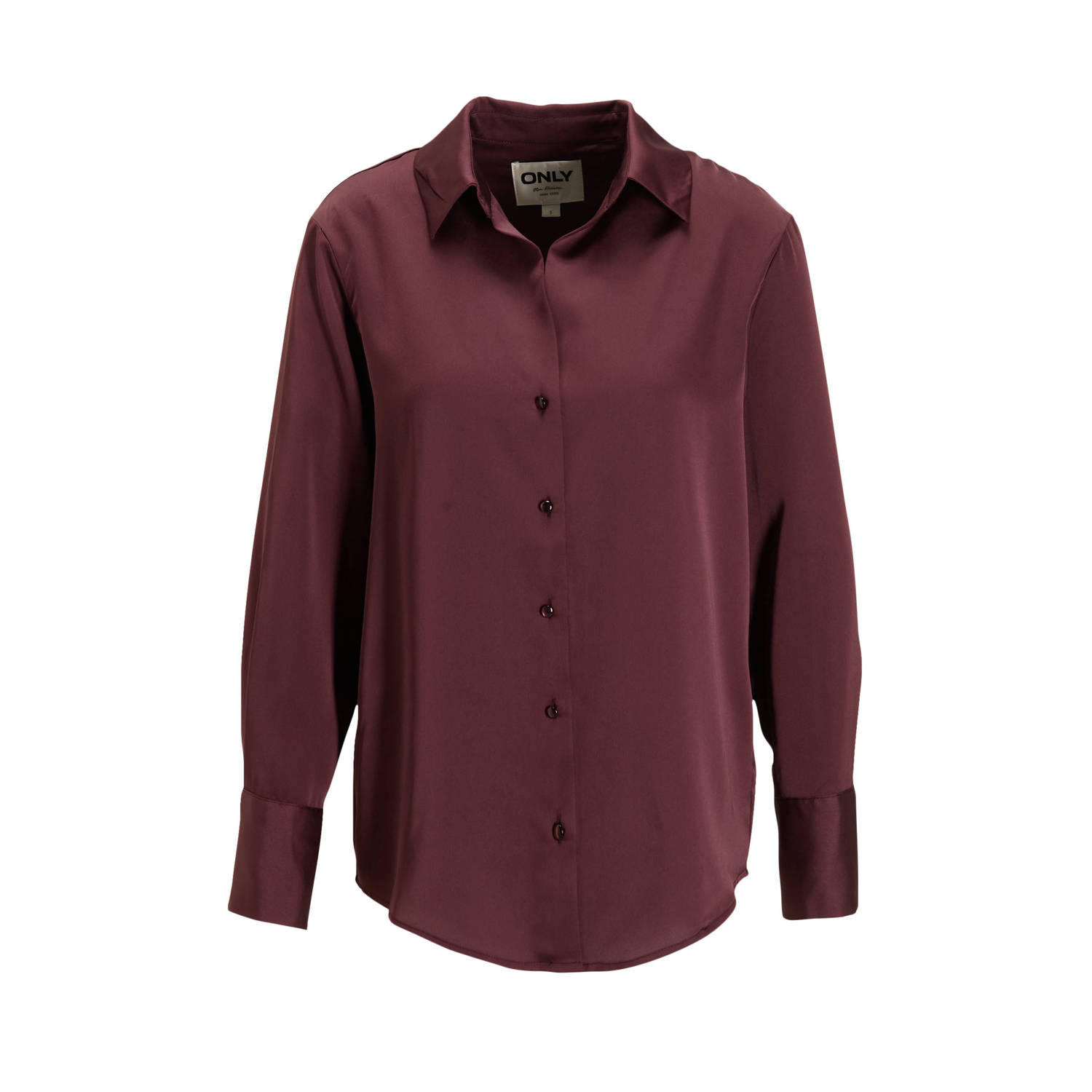 ONLY blouse ONLGABBY donkerrood