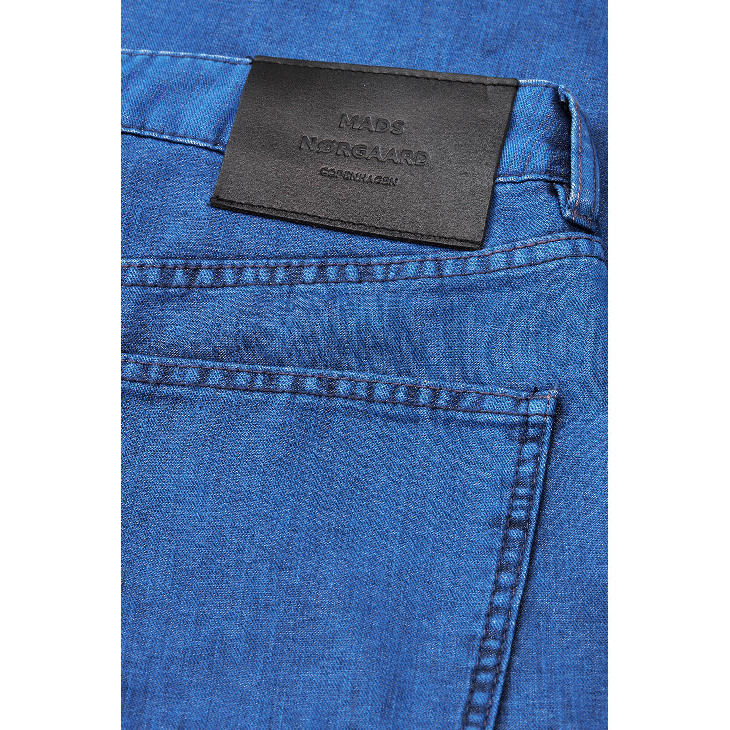 MADS NØRGAARD COPENHAGEN regular wide leg jeans medium blue denim