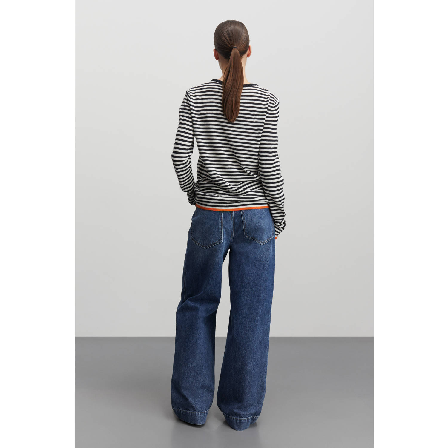 MADS NØRGAARD COPENHAGEN wide leg jeans Arizona Denim Kargo Jeans medium blue denim