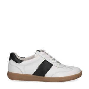 Manou  leren sneakers wit/zwart