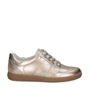 Manou  leren sneakers goud