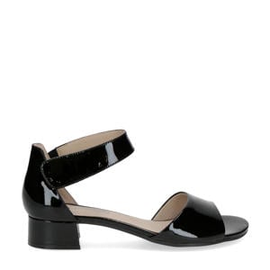 Carla lakleren sandalette zwart