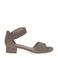 Caprice suède sandalettes taupe