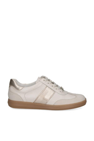 Manou leren sneakers beige